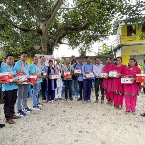 Ceiling Fan Handover to Arniko Ma Vi, Mechinagar-7