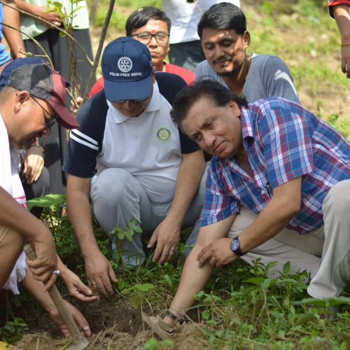 Tree-Pantation-@-Mechi-Ganga-Bishramalaya-Rotary-Club-of-Kakarvitta-18