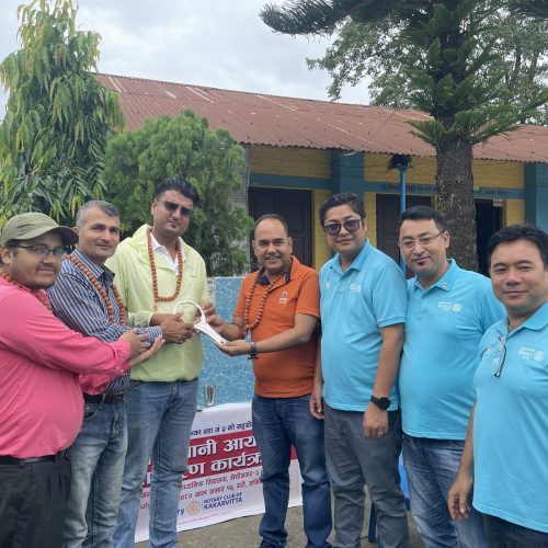 Water Plant Handover to Mechi Janasadharan, Mechinagar Ward No 2