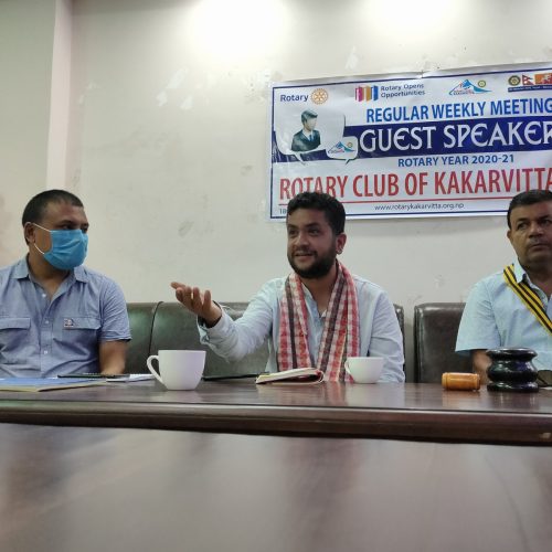 guest speaker mr. ujjwal prasai rotary club of kakarvitta 5