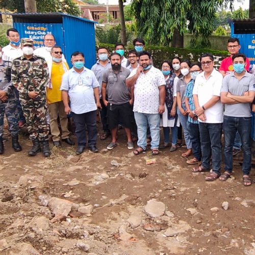temporary toilet handover to holding center kakarvitta 3